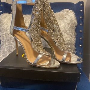 FashionNova here for the attention heeled sandal